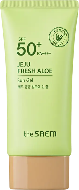 Krem-żel przeciwsłoneczny The Saem Jeju Fresh Aloe SPF 50+ PA++++ 50 g (8806164177167) - obraz 1