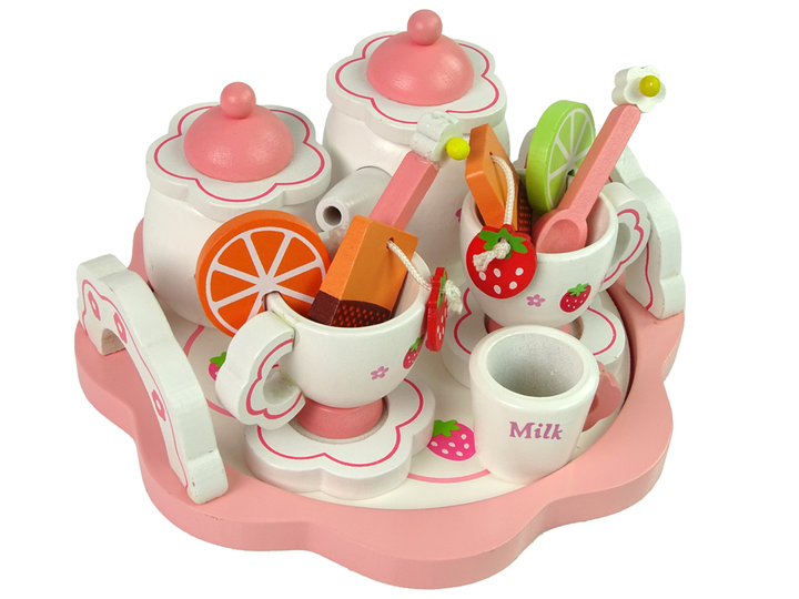 Zestaw do herbaty LEAN Toys drewniany 10181 (5904665990537) - obraz 3