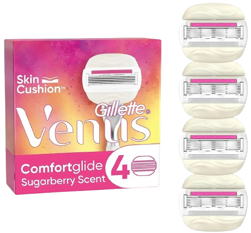 Змінні картриджі для гоління Gillette Venus Olay ComfortGlide Sugarberry, 4 шт. - зображення 2