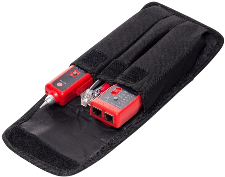 Tester okablowania Netrack 103-09 RJ45/RJ11 Red (5908268775072) - obraz 7