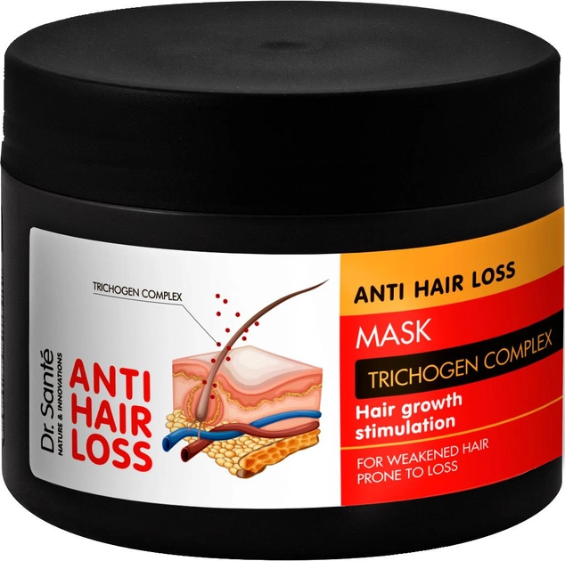 Маска для волос Dr.Sante Anti Hair Loss против выпадения волос, 300 мл - Фото 1 Маска для волос Dr.Sante Anti Hair Loss против выпадения волос, 300 мл - изображение 1
