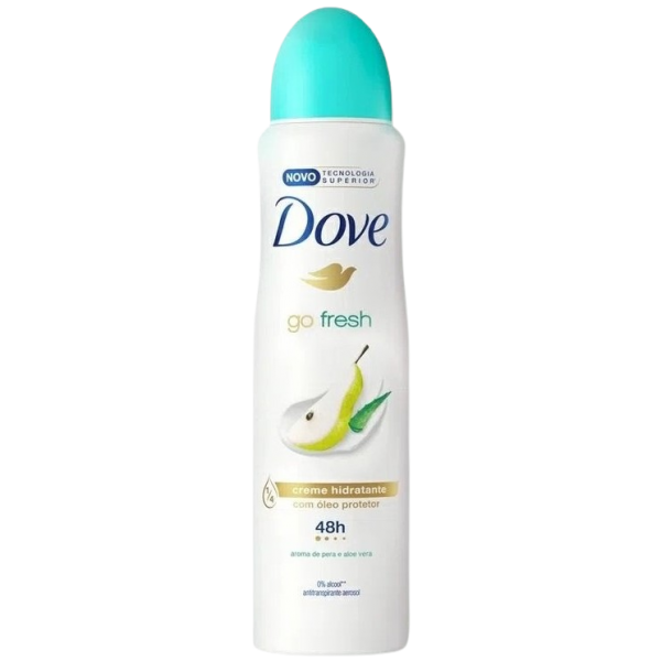 Антиперспірант-аерозоль Dove Go Fresh з ароматом Груші і Алое вера, 150 мл - Фото 1 Антиперспірант-аерозоль Dove Go Fresh з ароматом Груші і Алое вера, 150 мл - зображення 1