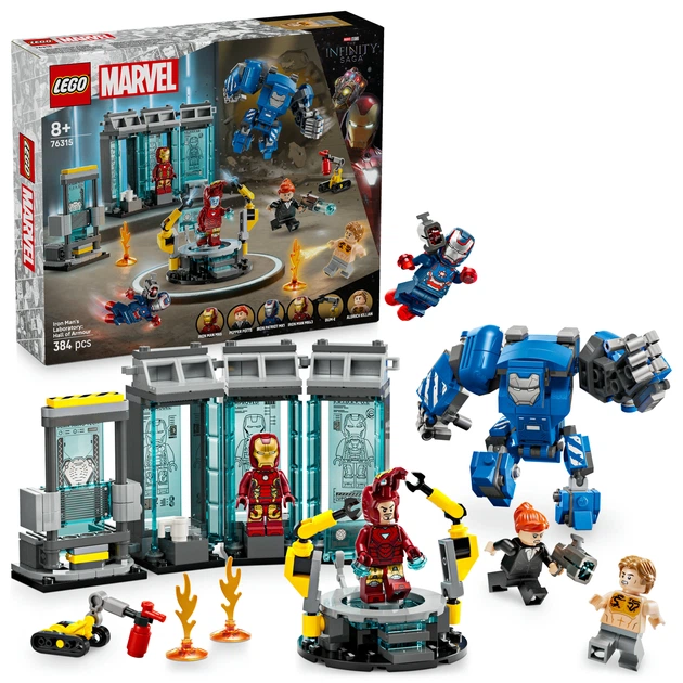 Конструктор LEGO Super Heroes Marvel Лаборатория Железного
