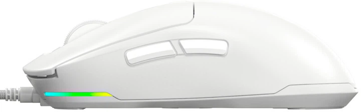 Mysz Lorgar MSA10 Ultralight Wired Gaming USB White (LRG-MSA10-WH) - obraz 3