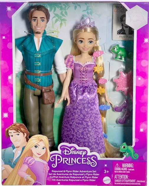 Набір Mattel Disney Princess Рапунцель і Флін Райдер HLW39 (0194735120567) - зображення 1