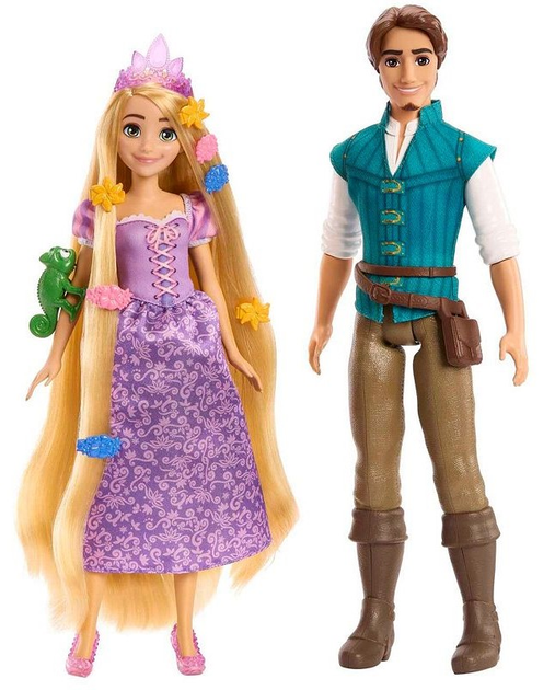 Набір Mattel Disney Princess Рапунцель і Флін Райдер HLW39 (0194735120567) - зображення 2