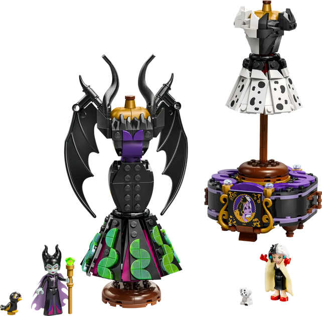 Zestaw klocków LEGO Disney Suknie Maleficent i Cruelli De Vil 524 elementy (43262) - obraz 3