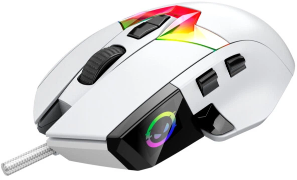 Миша Lorgar MSP80 Wired Gaming Mouse Pro USB White (LRG-MSP80-WH) - зображення 2