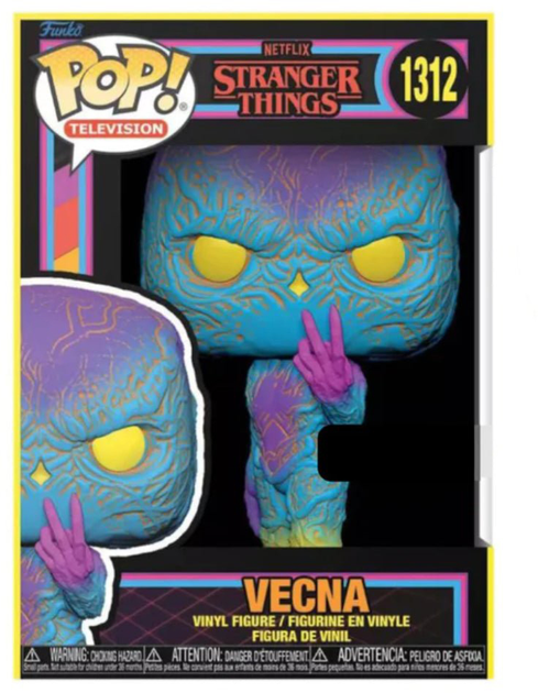 Фігурка Funko Pop! TV Stranger Things S4 Vecna Blklt 74475 (889698744751) - зображення 1