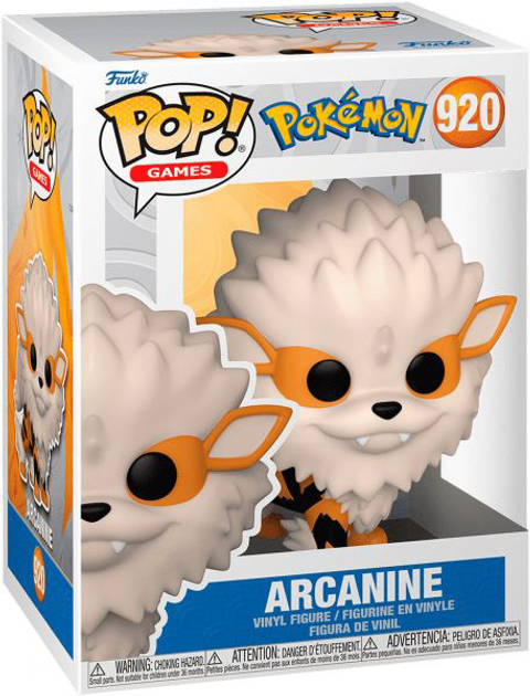 Figurka Funko Pop! Games Pokemon Arcanine 69079 (889698690799) - obraz 1