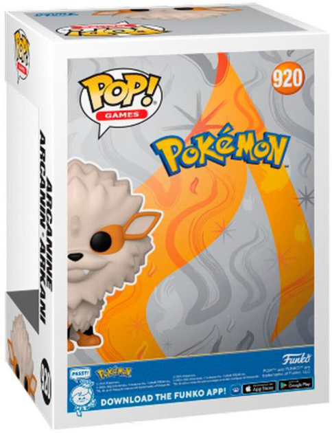 Figurka Funko Pop! Games Pokemon Arcanine 69079 (889698690799) - obraz 2