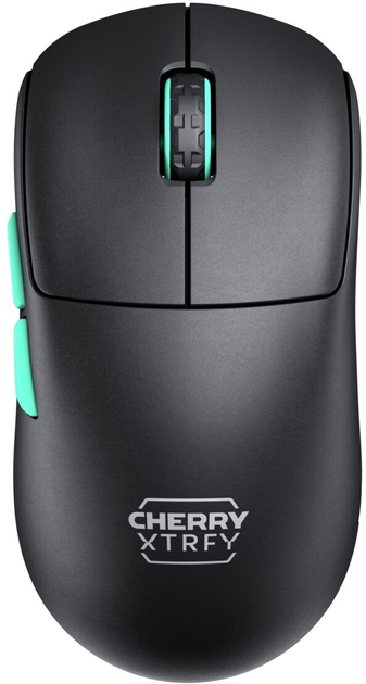 Mysz Cherry Xtrfy M68 Wireless/USB Black (CX-M68W-BLACK) - obraz 1