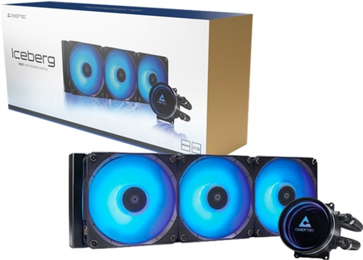 System chłodzenia wodnego Chieftec Iceberg 360 ARGB (CLC-360-RGB) - obraz 4