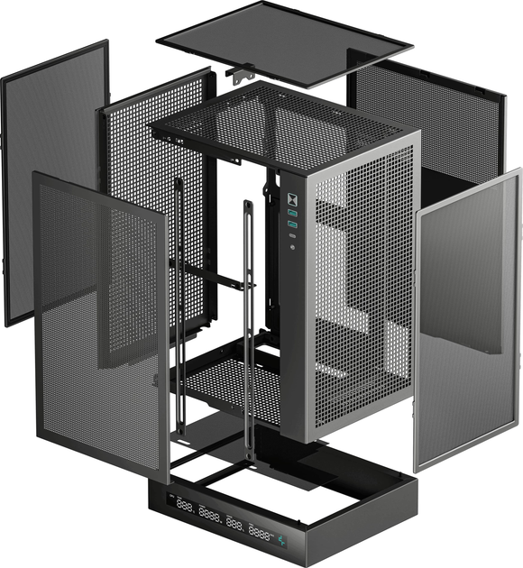 Obudowa DeepCool CH170 Digital Black (R-CH170-BKNPI0D-G-1) - obraz 11