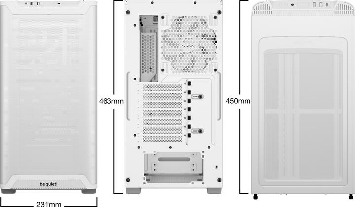 Корпус be quiet! Pure Base 501 Airflow Window White (BGW75) - зображення 7