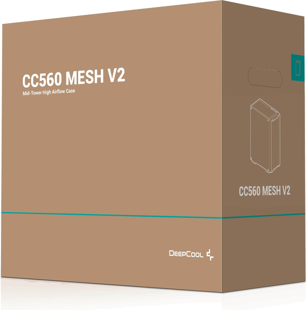 Obudowa DeepCool CC560 Mesh V2 Black (R-CC560-BKAMA4-G-2) - obraz 12