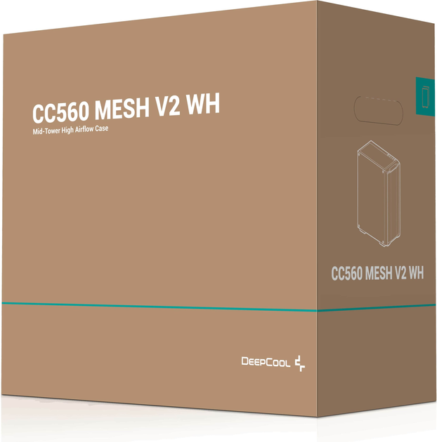 Obudowa DeepCool CC560 Mesh V2 White (R-CC560-WHAMA4-G-2) - obraz 12