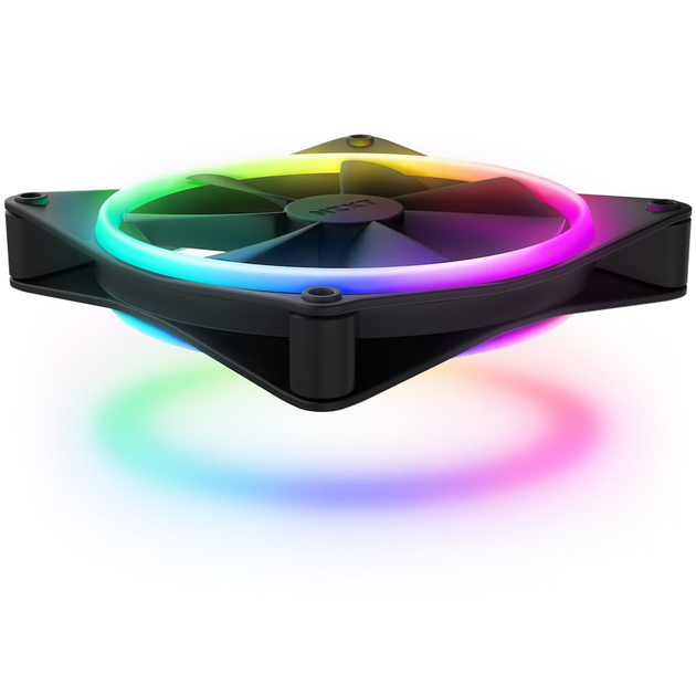 Вентилятор NZXT F140 RGB DUO 140 мм PWM Black (RF-D14SF-B1) - зображення 4