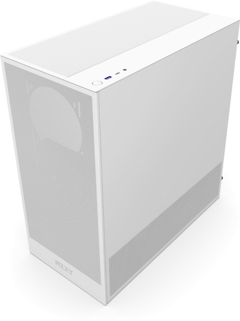 Obudowa NZXT H5 Flow Compact Mid-Tower ATX - All White (CC-H52FW-01) - obraz 2