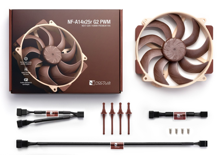 Кулер Noctua NF-A14x25r G2 PWM - зображення 4