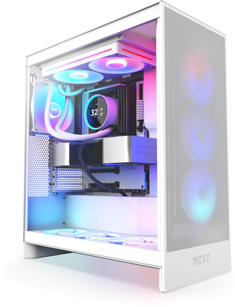 Chłodzenie cieczą NZXT Kraken Elite RGB 280 mm AIO liquid cooler w/Display, RGB, Fans White (RL-KR28E-W2) - obraz 5