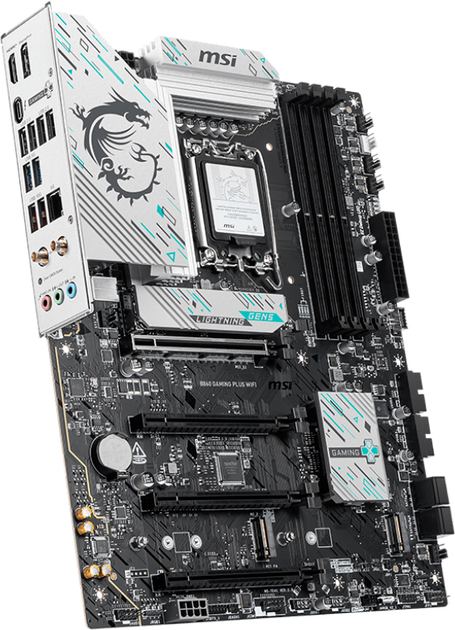 Материнська плата MSI B860 Gaming Plus Wi-Fi (s1851, Intel B860, PCI-Ex16) (7E41-003R) - зображення 3