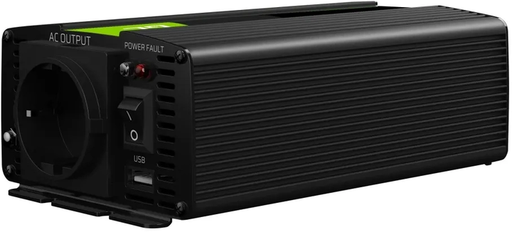 Falownik Greencell 24V to 230V 1000W/2000W Black (5903317228394) - obraz 3
