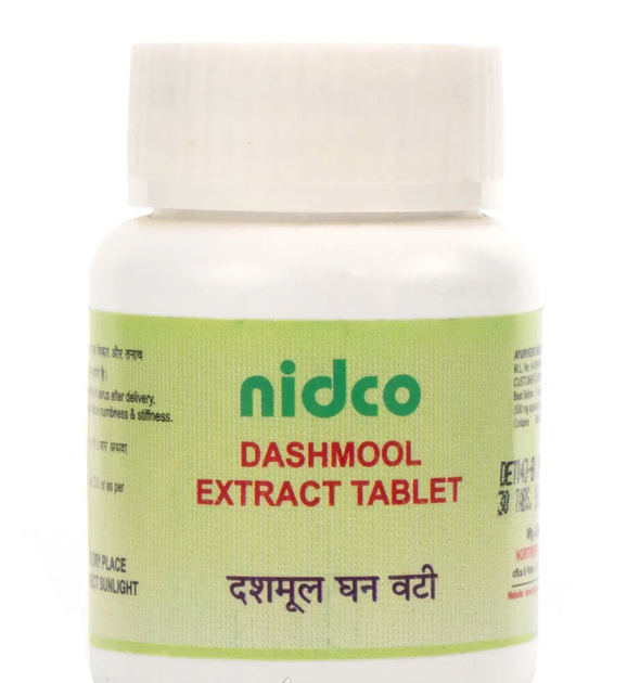 Натуральна добавка Дашмул Нідко 30 таблеток для травлення Dashmool extract tablet Nidco - изображение 2