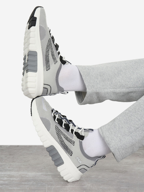 Мужские кроссовки Fila Chrome 3.0 Knit M 133271-91 45 (11US) 29 см Серые (990058675186_2999004584709) 