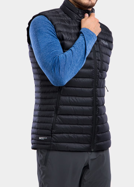 Жилет чоловічій Rab Microlight Vest Black, L (RB QDB-18-BL-L) - зображення 5