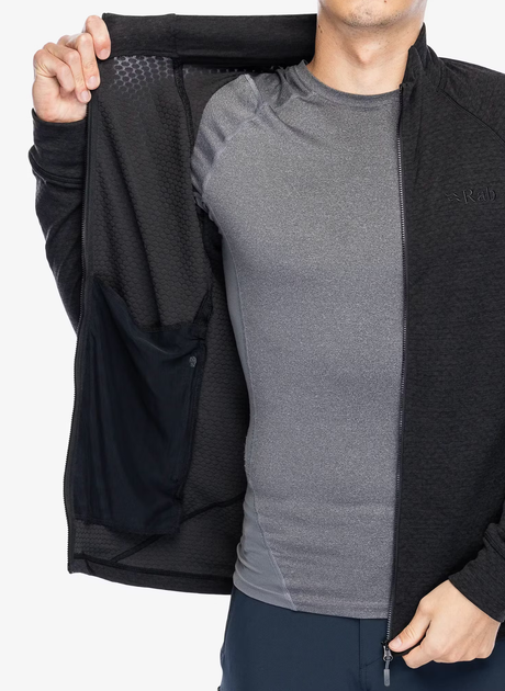 Кофта мужская Rab Nexus Jacket, Black, M RB QFF-72-BLK-MED() - Фото 6 Кофта мужская Rab Nexus Jacket, Black, M RB QFF-72-BLK-MED() - изображение 6