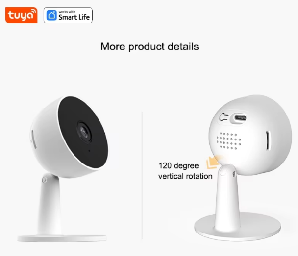 Tuya Smart 1080P Wi-Fi Умная домашняя камера умного дома 2 МП, HD, оповещение APP в режиме реального времени - Фото 2 Tuya Smart 1080P Wi-Fi Умная домашняя камера умного дома 2 МП, HD, оповещение APP в режиме реального времени - изображение 2