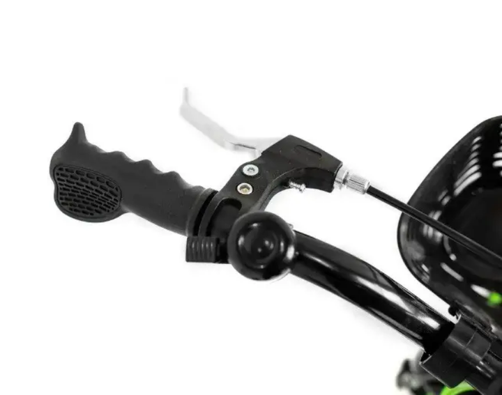 Детский велосипед Crosser Hunter Premium 16″ черный с дисковыми механическими тормозами 1 скоростью магниевой рамой надувными колесами и максимальным весом до 60 кг - изображение 3