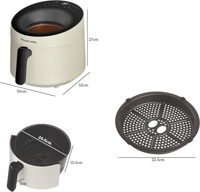Мультипіч (аерофритюрниця) Russell Hobbs Satisfry Panoramic 27421-56 - зображення 5