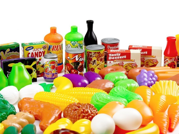 Ігровий набір EcoToys продукти харчування для кухні 120 шт (5903089065517) - зображення 3