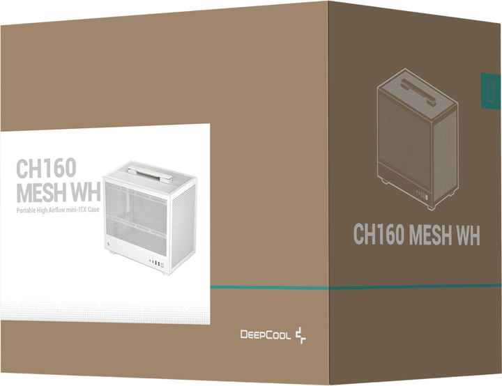 Obudowa DeepCool CH160 MESH White (R-CH160-WHNMI0-G-1) - obraz 12