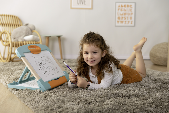 Мобільна дерев'яна дошка Smoby Toys для малювання 27х38х31 см (410712) (3032164107124) - зображення 12