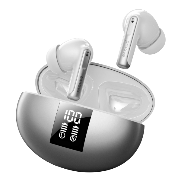 Беспроводные наушники Proove Thunder Buds SE TWS with ANC, Silver (TWTBSE010006) - изображение 2