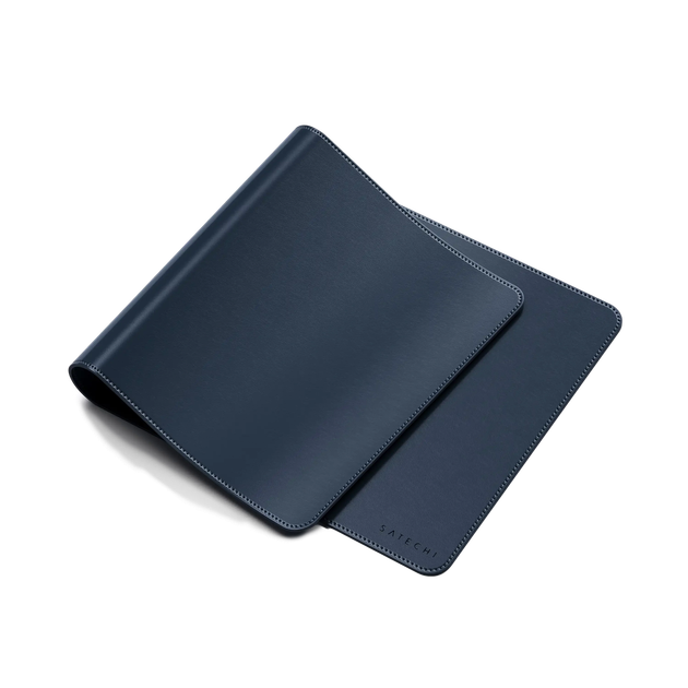 Коврик для компьютерной мыши Satechi Vegan Leather Premium Desk Mat Blue (ST-LPDMB) - изображение 4