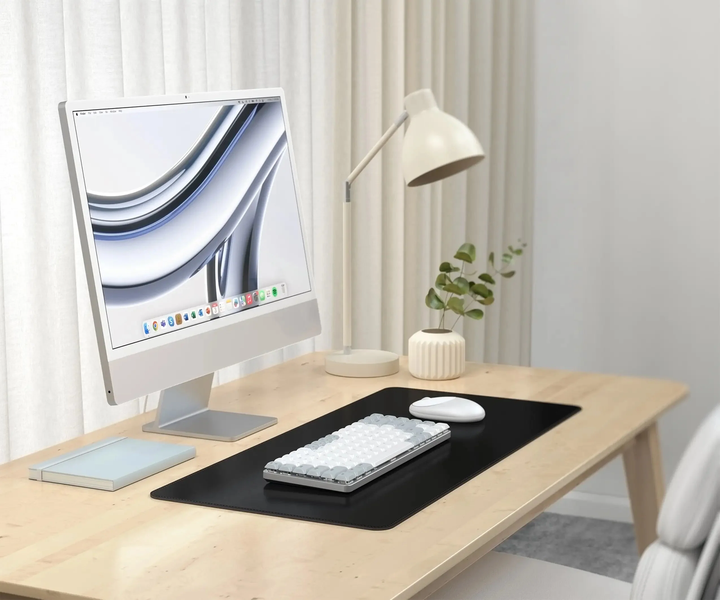 Коврик для компьютерной мыши Satechi Vegan Leather Premium Desk Mat Black (ST-LPDMK) - изображение 7