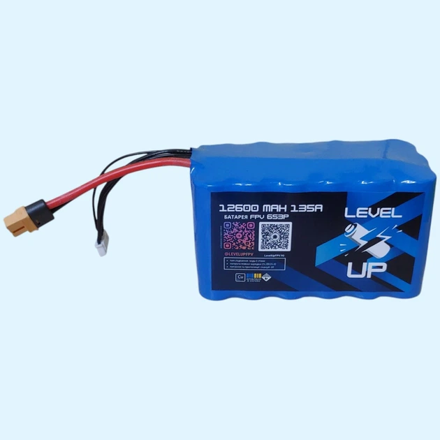 Акумулятор для дронів FPV 6S3P 12600 mAh 25.2V 135A Li-Ion (мідна шина) (Molicel INR21700-P42A) - изображение 4