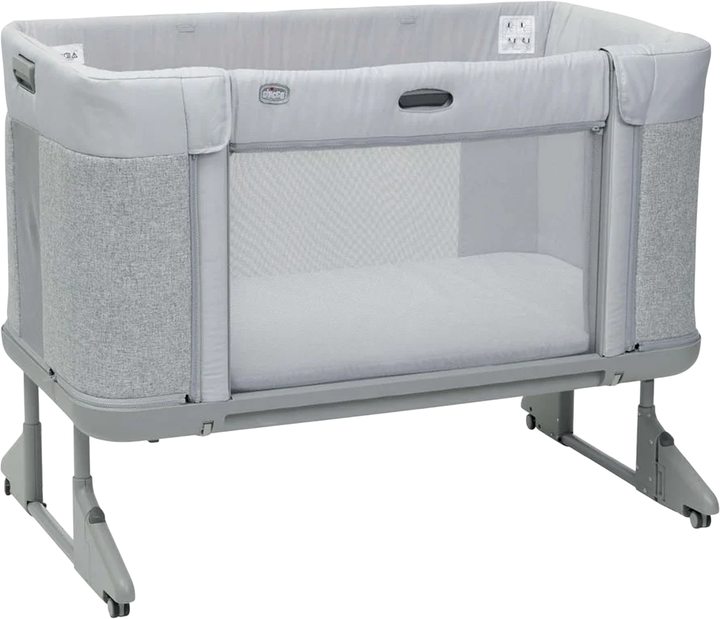 Кроватка Chicco Next2Me Forever 3 в 1 Серая (79650.61) - Фото 1 Кроватка Chicco Next2Me Forever 3 в 1 Серая (79650.61) - изображение 1
