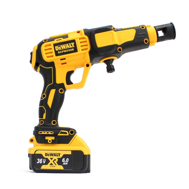 Аккумуляторная ручная мойка DeWalt DCPW550B 36V, 6Ah, 26bar, 230 л/час, 2 Li-Ion АКБ, зарядное устройство (АМ01-009) - изображение 6