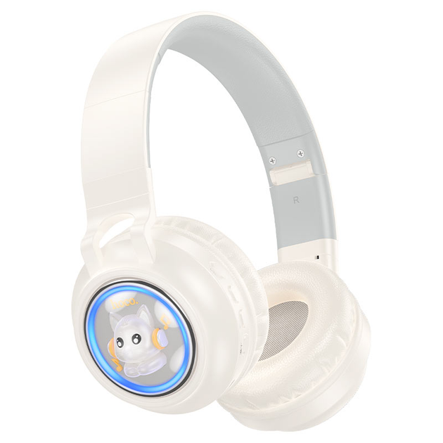 Навушники HOCO W50 Cute fun BT headphones Milky white (6942007619578) - изображение 2