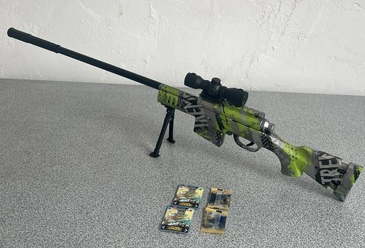 PDI SOCOM SNIPER model-24X（M24X） Игрушечная снайперская винтовка на орбизах M24 Зеленая – игрушки с