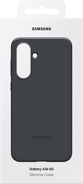 Панель Samsung Silicone для Samsung Galaxy A36 Black (EF-PA366CBEGWW) - зображення 7