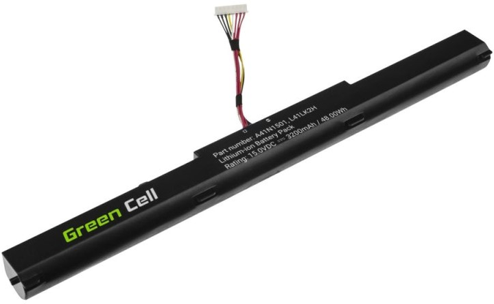 Bateria Green Cell A41N1501 do Asus ROG GL752 15 V 3200 mAh (5903317227007) - obraz 3