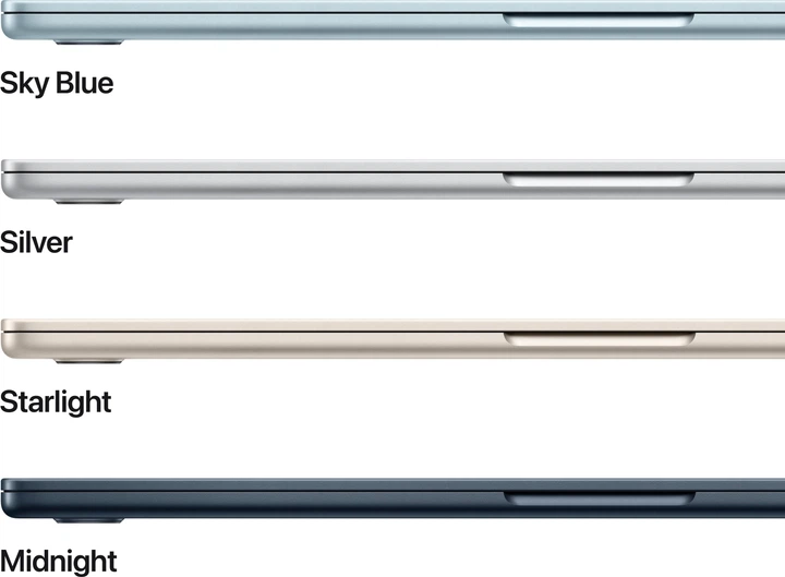 Laptop Apple MacBook Air 15.3" M4 16/512GB 2025 (MW1K3ZE/A) Starlight - obraz 3