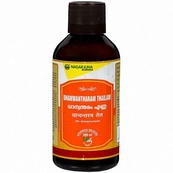 Дханвантарам тайлам 200 мл Nagarjuna Dhanwantharam Thailam 200ml - Фото 1 Дханвантарам тайлам 200 мл Nagarjuna Dhanwantharam Thailam 200ml - изображение 1