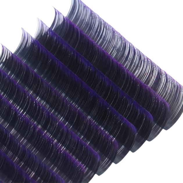 Ресницы Nagaraku Ombre classic blue & purple Mix D, 0.07, 8-13 мм - изображение 2